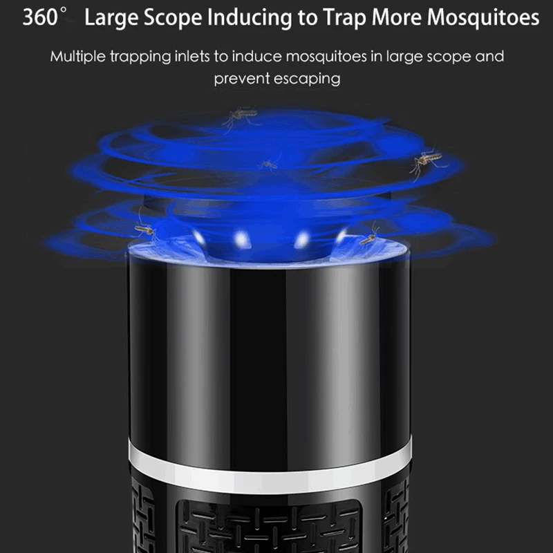 Novo Mosquito Killer Lamp LED Elétrica Mosquito Repelente Lâmpada Radiação Livre USB Mosquito Repelente Armadilha Para Estudo Do Quarto