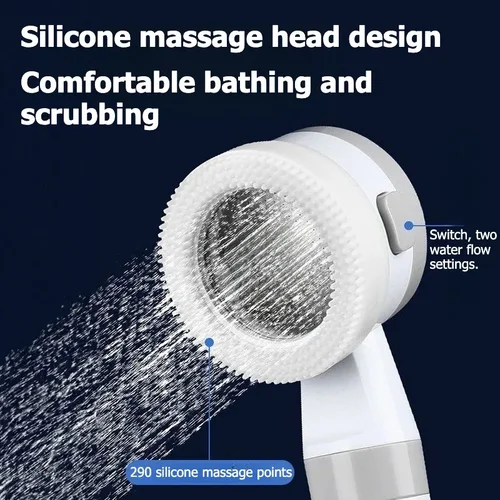 Imagen 2 del producto No es necesario electricidad, ducha portátil para acampar, bomba de ducha para acampar al aire libre, bomba de ducha eléctrica recargable con digital inteligente