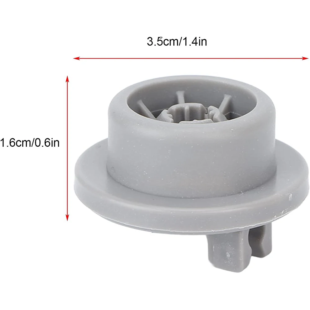 4PCS Dishwasher Lower Rack Wheel Replacement Part Fit for Bosch Neff  Kenmore Dishwashers-Replaces 420198 AP2802428