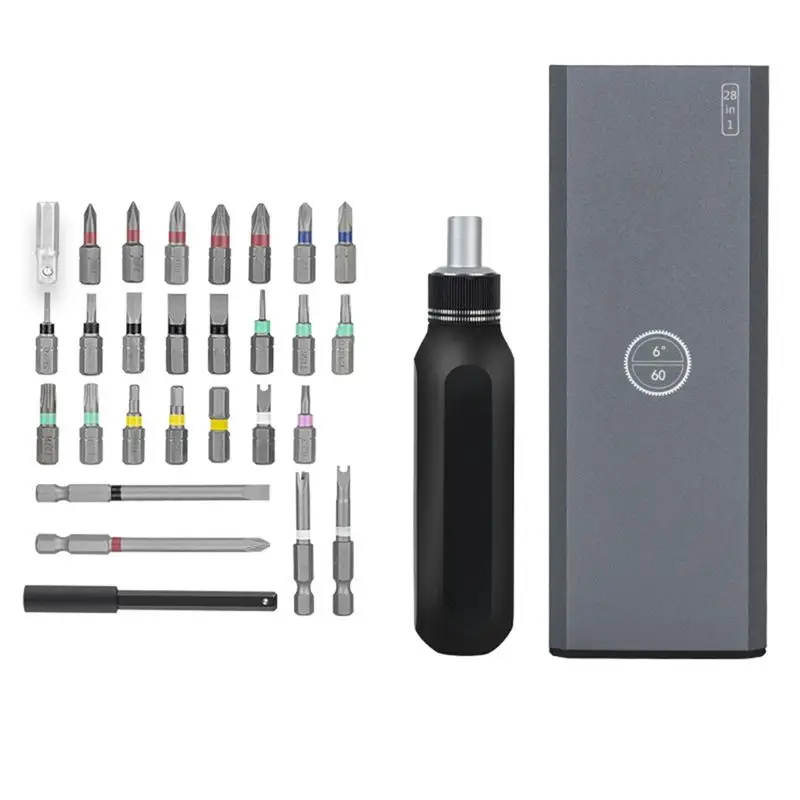 

28 In 1 Precision Screwdriver Set Repair Tool Kit With Storage Box Small Screwdriver For Electronics Watch Eyeglass-A27R