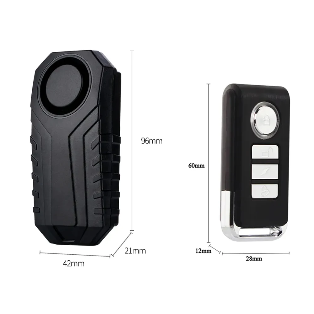 Elecpow RV Anti theft Alarm Wireless Remote Control Waterproof Electric Motorcycle Scooter Bike Security Protection Alarms