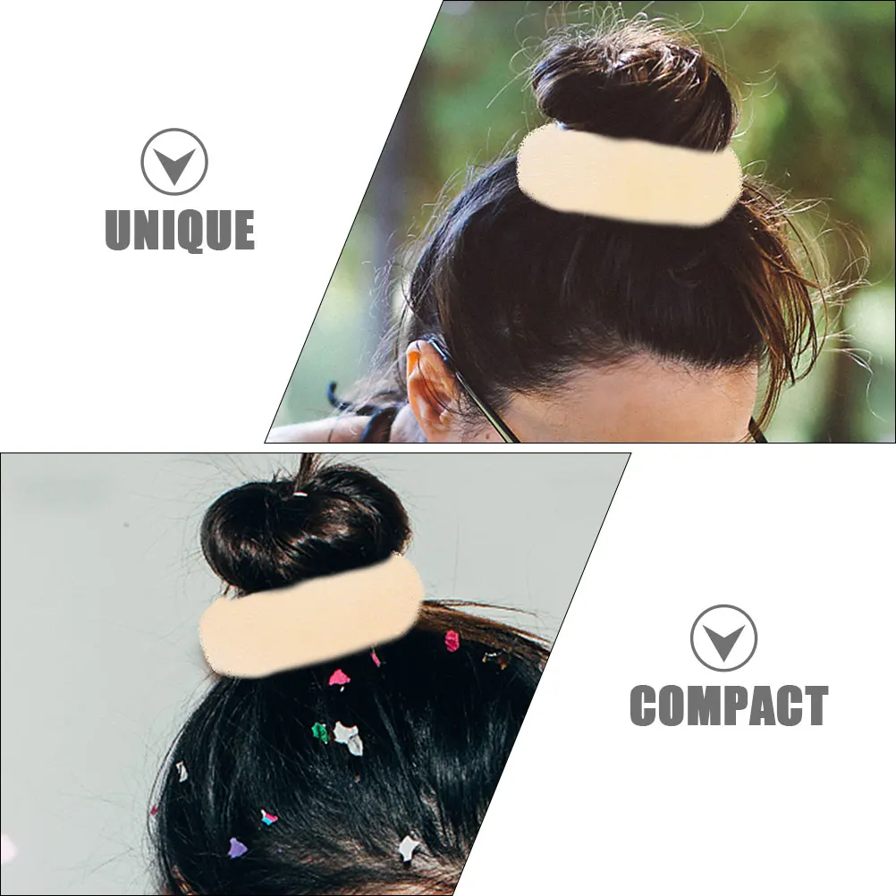 

Hair Bun Maker Donut Styling Tools Soft Material Women Hairstyle Accessories Daily Life Parties Weddings Hair Buns Piece
