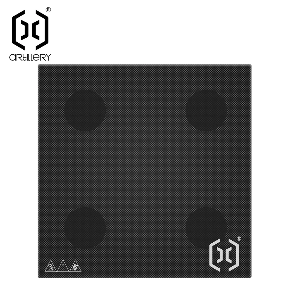 Artillery Genius & Genius Pro Grid Glass Bed Platform 230*230mm, 4mm With 4 Positioning Feet Original Parts