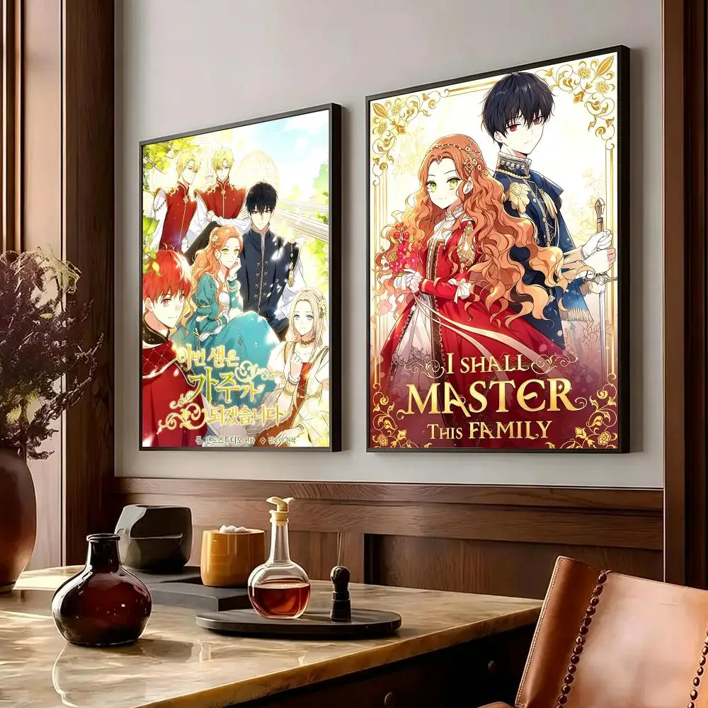 comic I Shall Master This Family Poster Poster HD Printing Cozy Warm Style Home Decor Suitable for Living Room Bedroom Gift