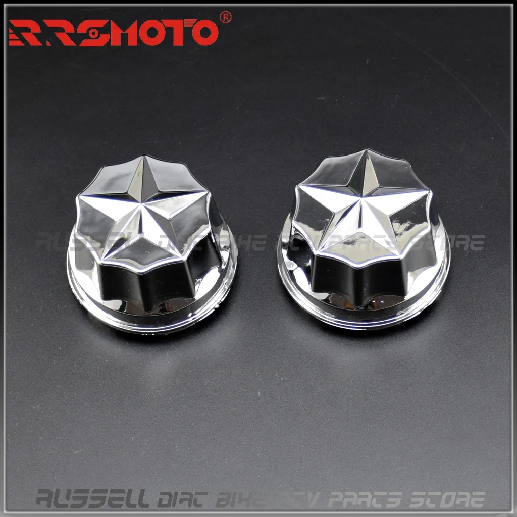 Electroplating Decorative Cover Special Cap 5 Star Dust Proof For 10-Inch 12-Inch 14-Inch Alloy Wheels ATV Quad Accessories
