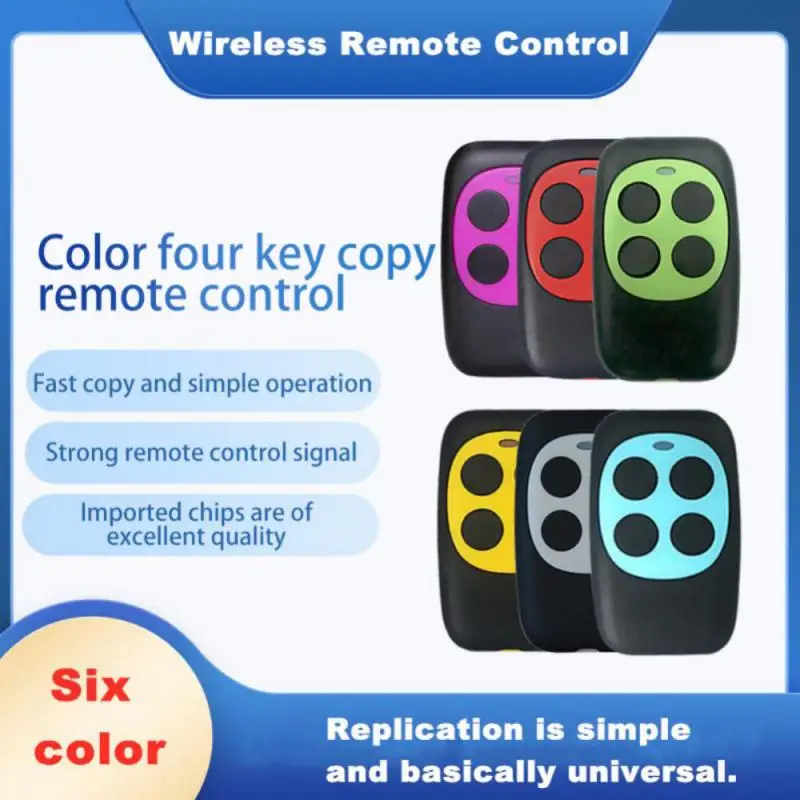 Kebidu Wireless Copy Remote Control 433MHZ Duplicator RF Transmitter Electric Cloning Gate Garage Door Copier Opener for Home