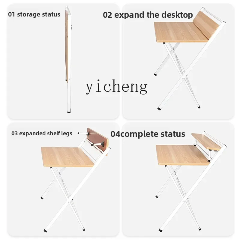 HYS  foldable desk home homework simple folding computer desk study table home accessories home decor