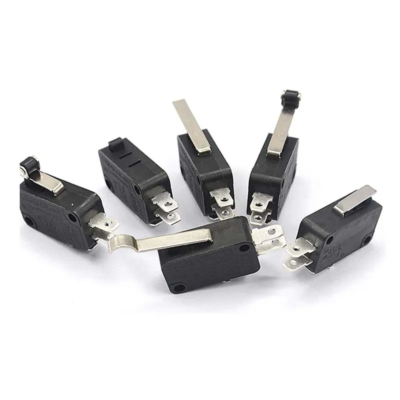 V-15 V-151 V-152 V-153 V-154 V-155 V-156-1C25 Micro Switch 16A 250VAC SPDT Momentary Travel Limit Switch 1NO1NC Lever Roller