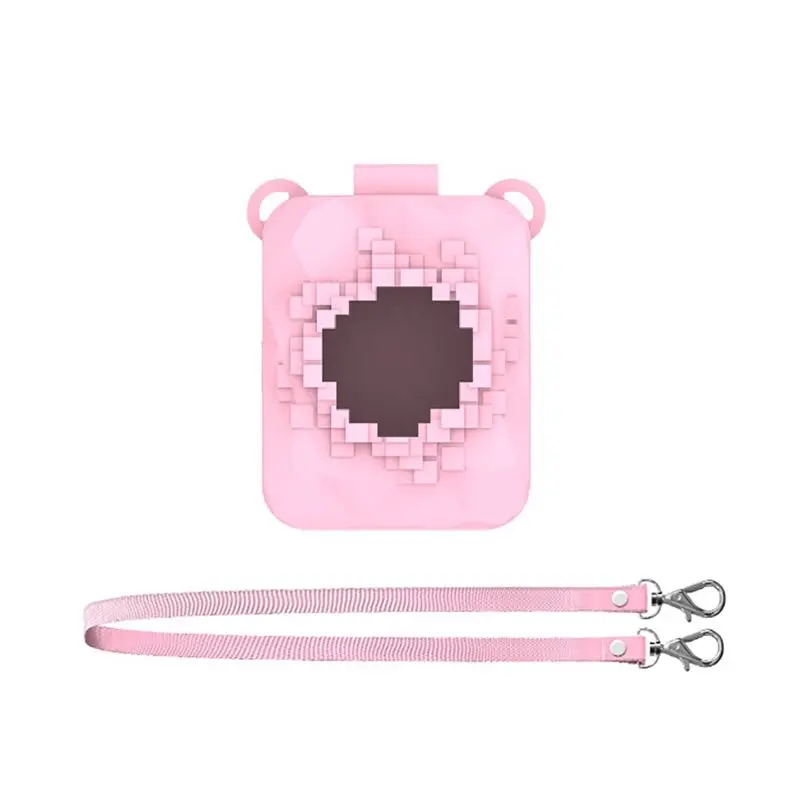 

Противоударный силиконовый чехол B44C для Bitzee Magicals Digital Pet 2 - моющийся защитный чехол-накладка, мягкий чехол с ремешком A