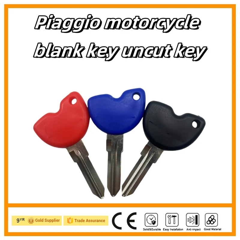 

For Vespa Piaggio 3VTE Fly 125 200 250 300 GTV LXV150 GTV250 GTS GTS250 GTS300 ie Blank Key Motorcycle Replace Uncut Keys