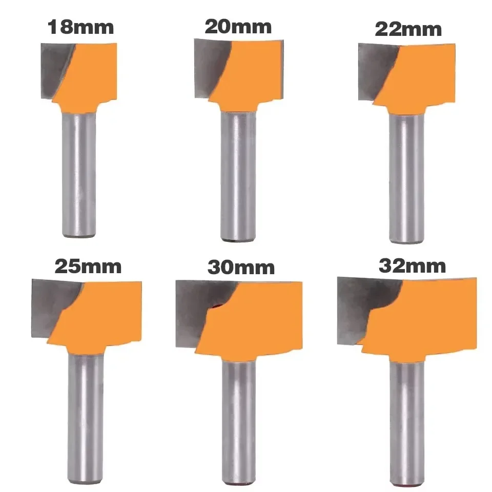 1PC 8MM Shank Milling Cutter Wood Carving Cleaning Bottom Engraving Bit Solid Carbide Router Bit CNC Milling Cutter Endmill Wood