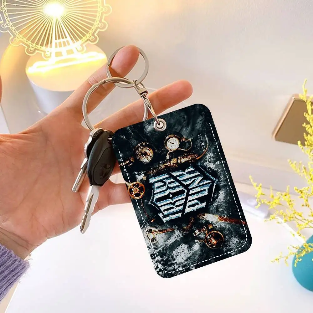 حامل بطاقات مطبوع شخصي من Game F-Frostpunk مناسب لحامل بطاقات الباب للفتيات وسلسلة مفاتيح حامل شارة للنساء #4