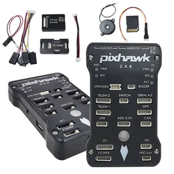 Pixhawk PX4 PIX 2.4.8 32 Bit Flight Controller Autopilot with Buzzer 4G SD Safety Switch PPM I2C RC Quadcopter Ardupilot
