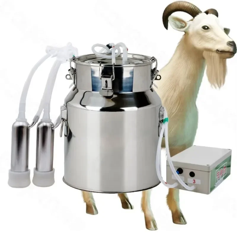 3L 5L 10L Vacuum Automatic Cow Goat Milking Machine Pulsating Portable Electric Cow Milking Machine