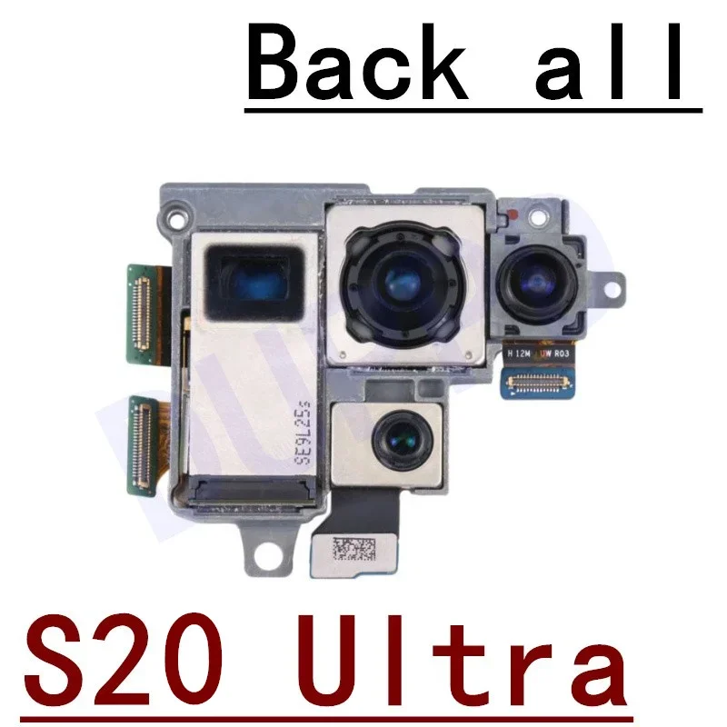 Back Rear Main+Front Facing + Wide + Telephoto Camera Module Flex Cable For Samsung Galaxy S20 + Plus Ultra G980 G981 G986 G988