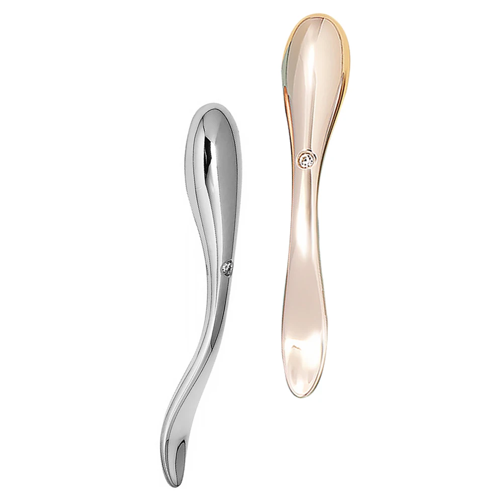 2 szt. Patyczki do masażu oczu Narzędzia kosmetyczne do twarzy Przenośne aplikatory do kremu Pręciki do pielęgnacji skóry na zmarnowanie Tęcza do masażu twarzy