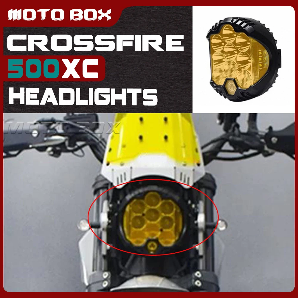 

For BRIXTON CROSSFIRE 500 XC 7-inch high-brightness headlights for gk500 yellow and white