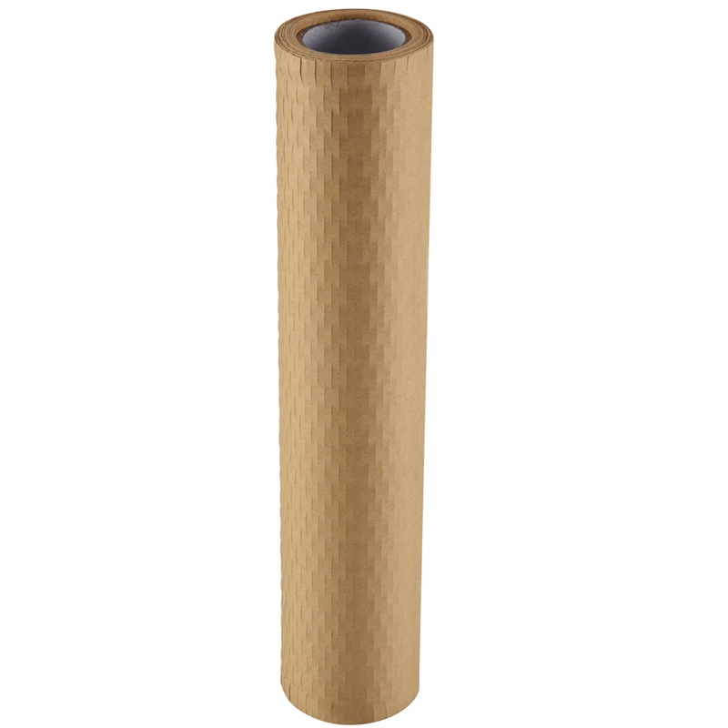 1 Roll Recycled Packing Paper 12Inch X 33FT Eco Honeycomb Paper For Moving Packaging Wrap Recyclable Cushion Material