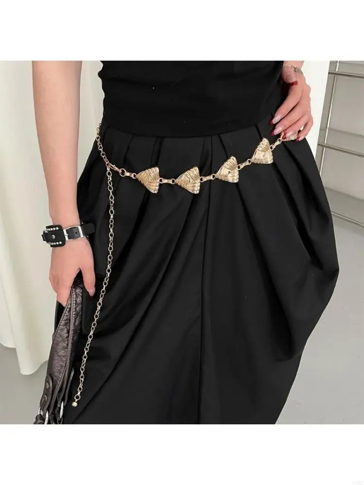 Baroque Waist Chain Carved Conch Jewelry Chain Belt Belly Chain for Beach Y166