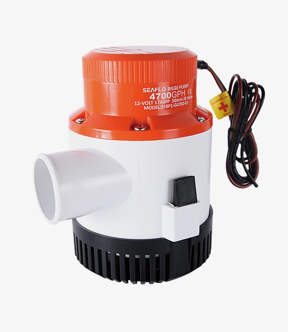 

SEA FLO Marine Boat Bilge Pump 12V/24V Thermoplastic OEM Available RoHS CE Certified