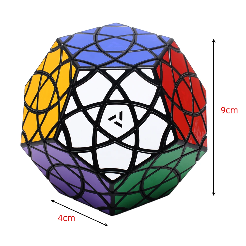 AJ バウヒニア十二面体 II メガミンクス マジックキューブ スピードキューブ 奇形パズル ステッカーレスキューブ パズルおもちゃ