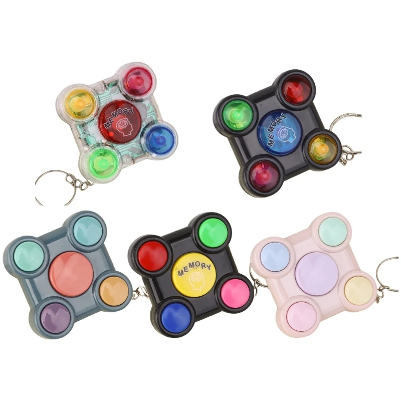 작은 메모리 큐브 게임 머신 핸드 헬드 퍼즐 게임 콘솔을위한 쉽게 사용하고 끝없는 교육적 재미를위한 어린이 디자인