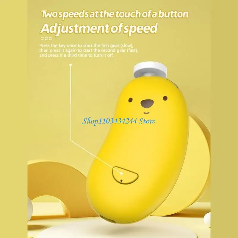 ماكينة تشذيب أظافر الأطفال الصغار الكهربائية مع خيار ملف متعدد، ترقيات مانيكير الرضع المريحة والهادئة لأظافر الأطفال #2