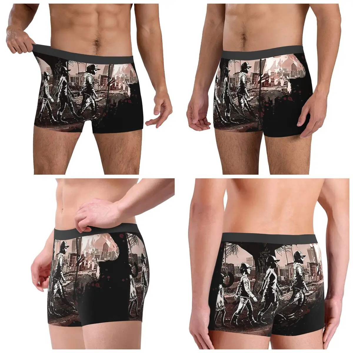 Трусы-боксеры, шорты Walkers Ii The Walking Dead, мужские трусы, удобное нижнее белье для мужчин, подарки бойфренду