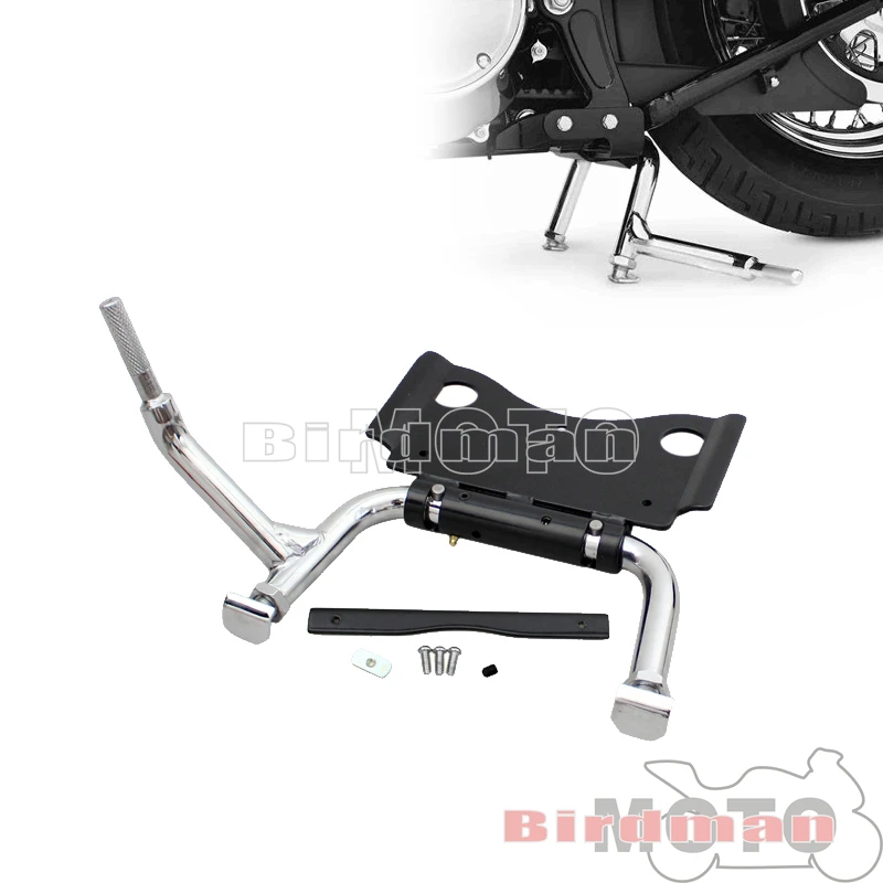 

Motorcycle Accessories Steel Adjustable Center Stand Hardware Kit For Harley Electra Glide Road King Street Glide 2009-Later