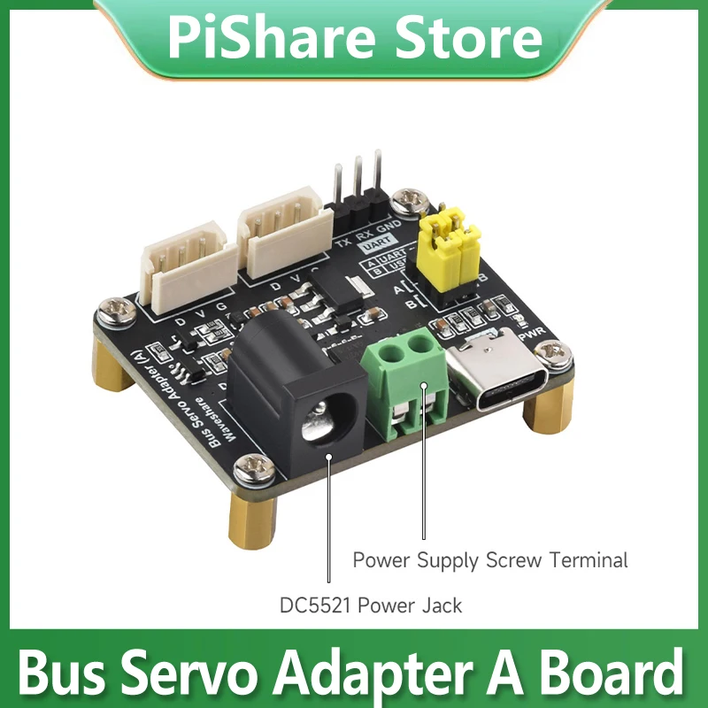 Bus Servo Adapter A Driver Board servo power supply function and servo control Applicable for ST/SC Series Serial Bus Servos