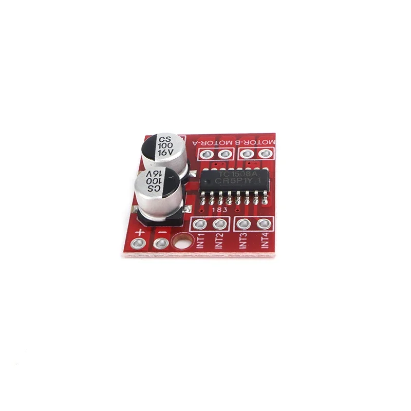 Mini L298N 2 Channel DC Motor Driver Module 1.5A Dual H-Bridge for Arduino Uno R3 Smart Car Robot Encoder ESP32 Nodemcu Stepper