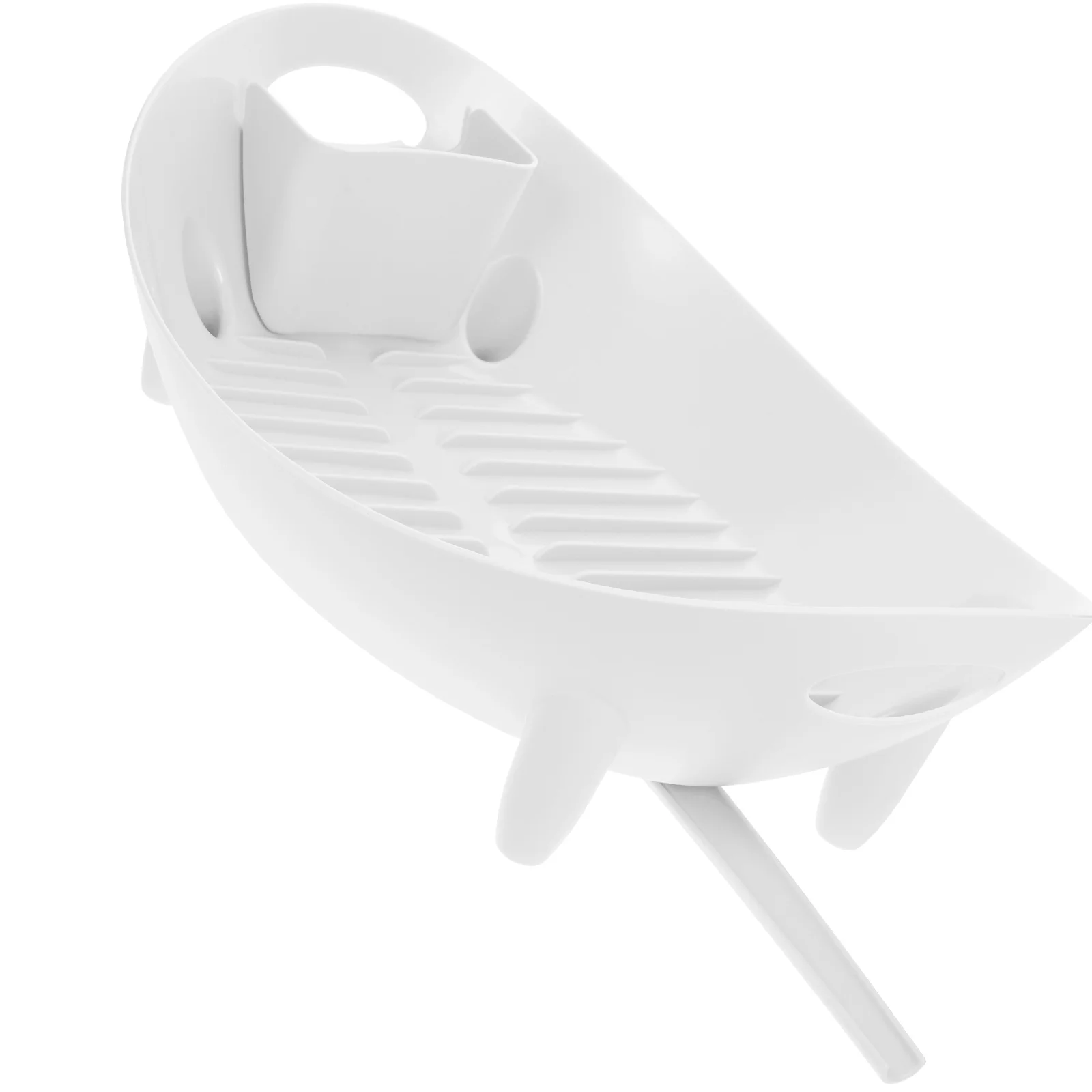 

Bowl Chopsticks Draining Rack Countertop Utensil Holder Kitchen Dish Drying Storage Organizer White Dish Drainer Rack