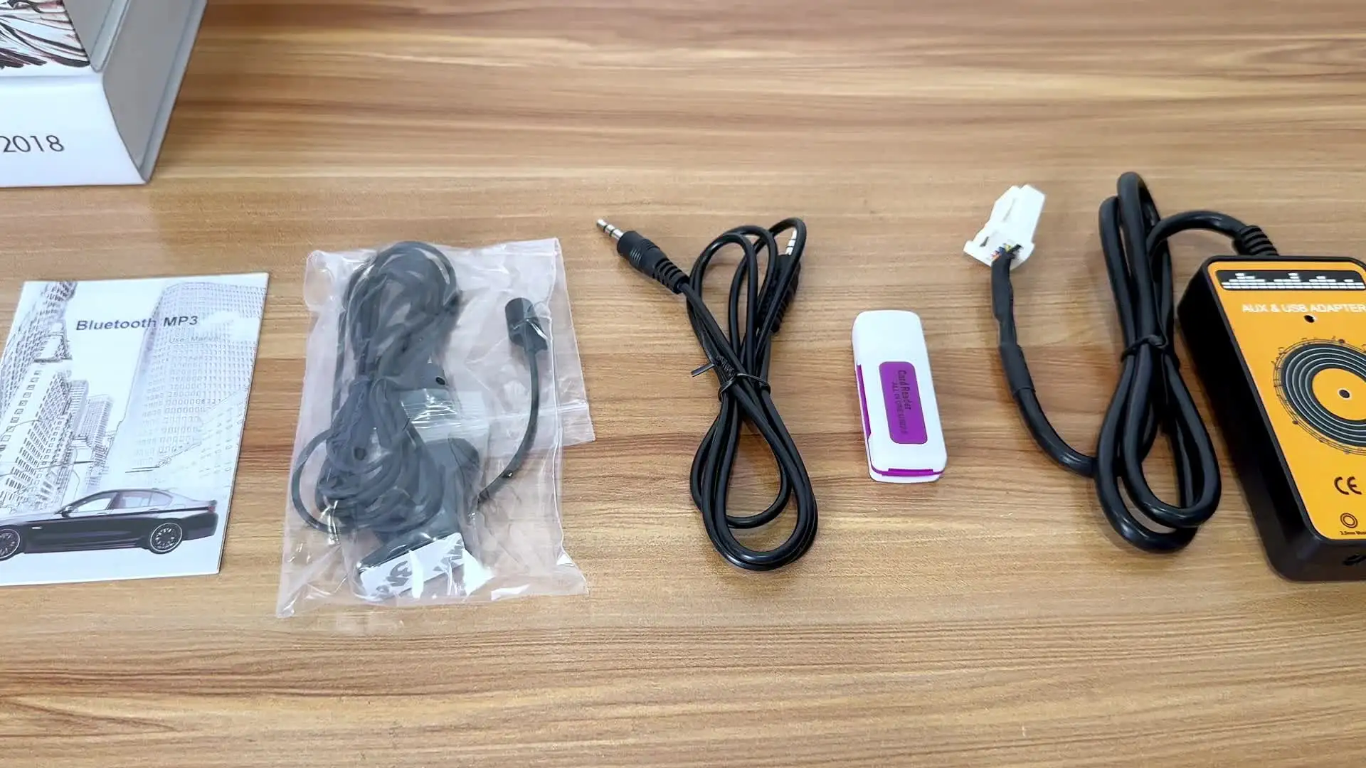 Bluetooth Car Kit for Toyota AUX USB 12V