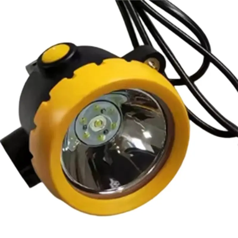 ABVG-BK2000 KL2.5LM Wireless Cordless LED Mining Headlamp Miner Light Safety Cap Lamp US Plug view 5