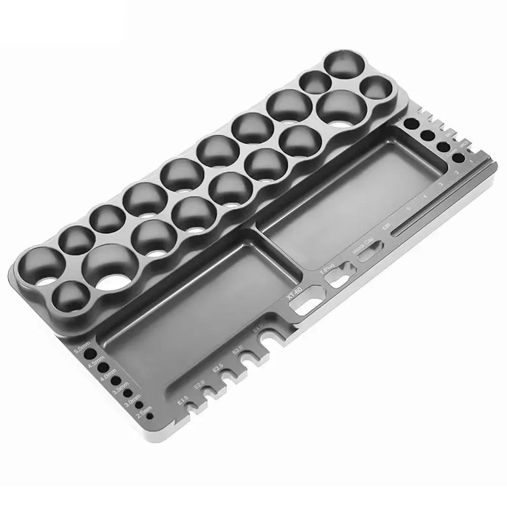 1/8 1/0 1/12 1/14 RC Car Boat Drone Screwdriver Repair Tool Shelf Hex Screwdriver Kit Holder Tool Rack Storage Screw Tray