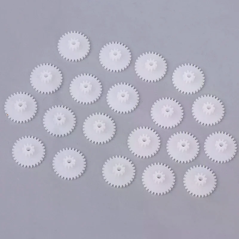 Build Gearboxes! 20pcs 30 Teeth Plastic Gears, Model 30102B Reduction Worm Gears For RC Car Robot Motor DIY Model Technology