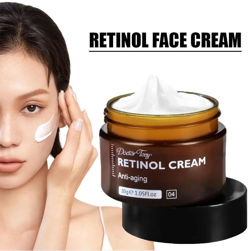 

2pcs Anti-Aging Retinol Face Cream Remove Wrinkles Firming Brightening Whitening Skin Care Reduce Wrinkle Fine Lines 30ml