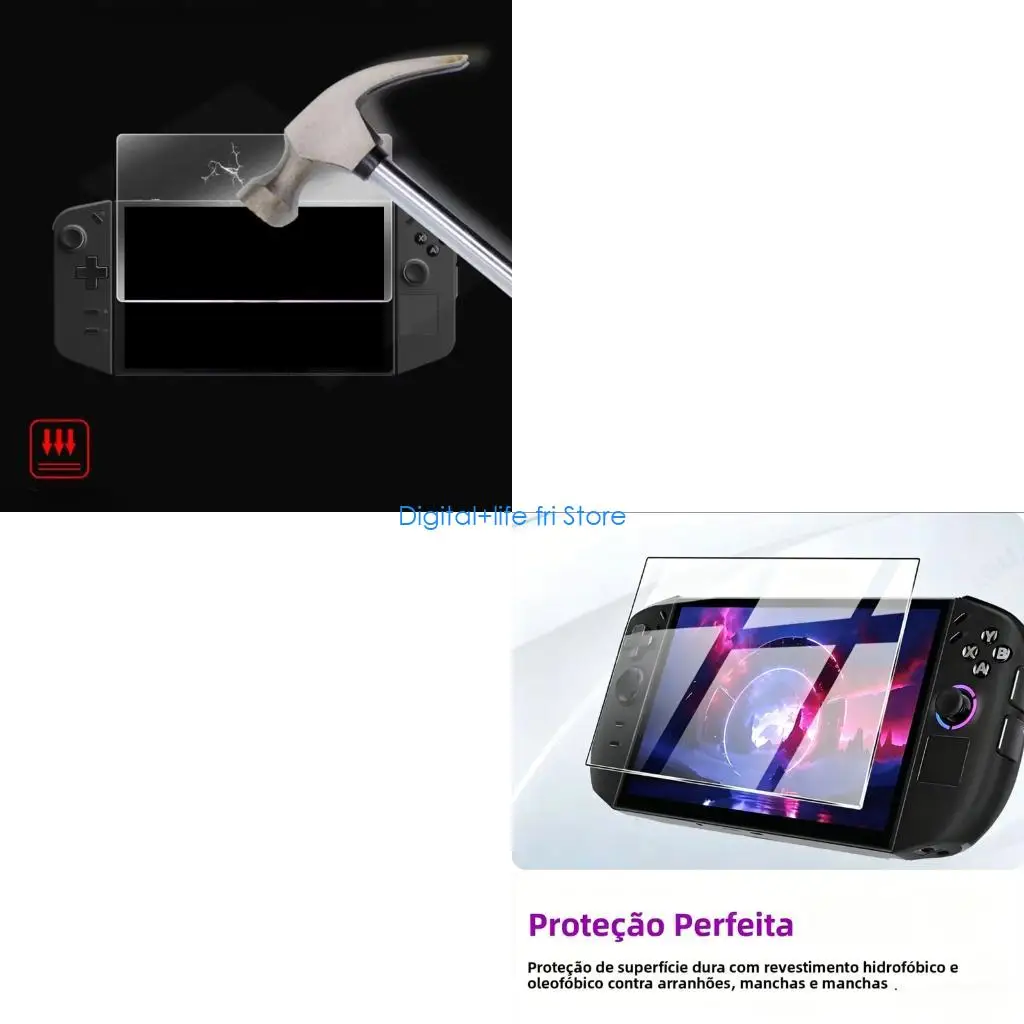E06D Shatterproof Screen Protector Gamepad Tempered Film Console Full Screen Film