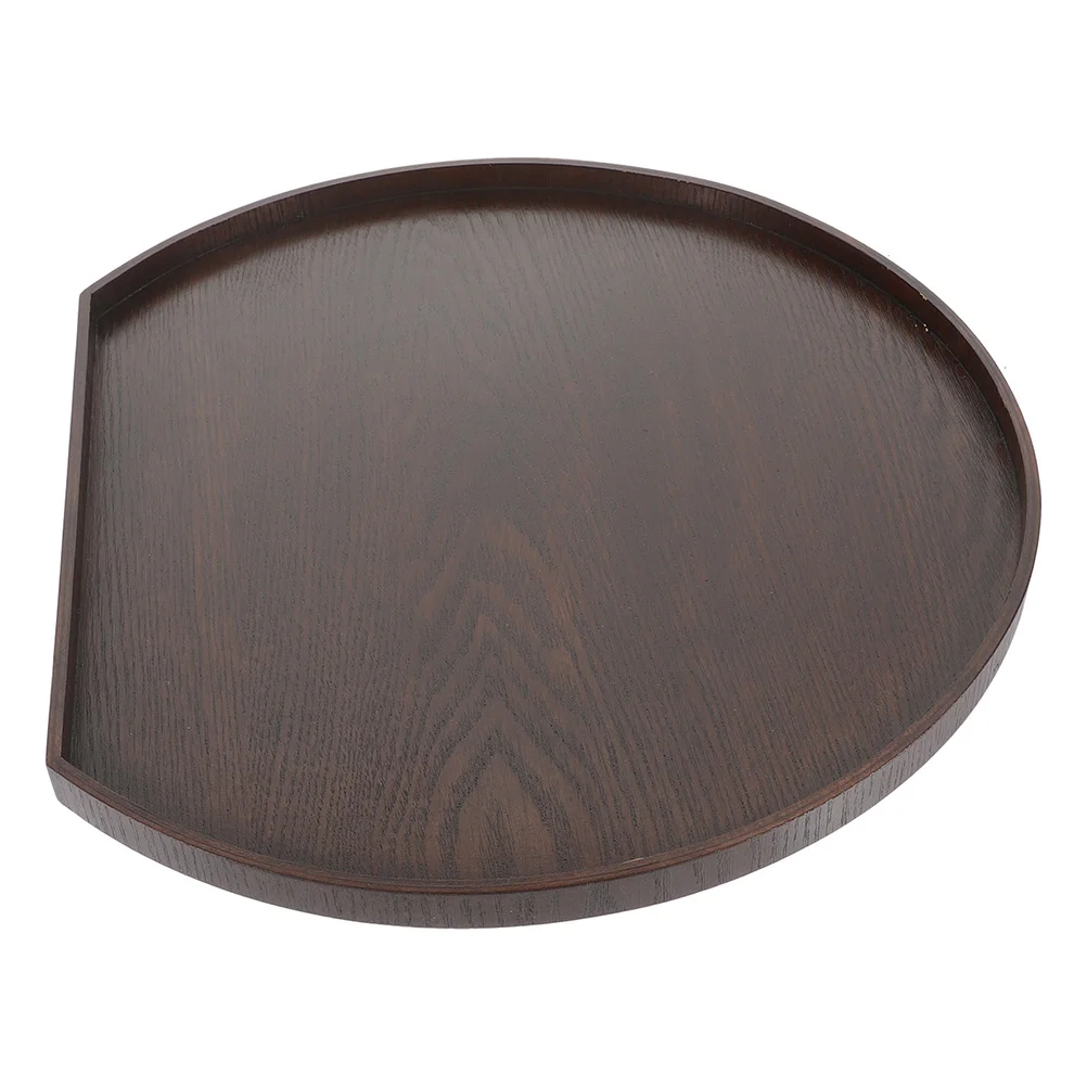 

Wooden Pallet Tea Serving Tray Japanese-style Snack Cake Dish Dark Brown Fruit Appetizer