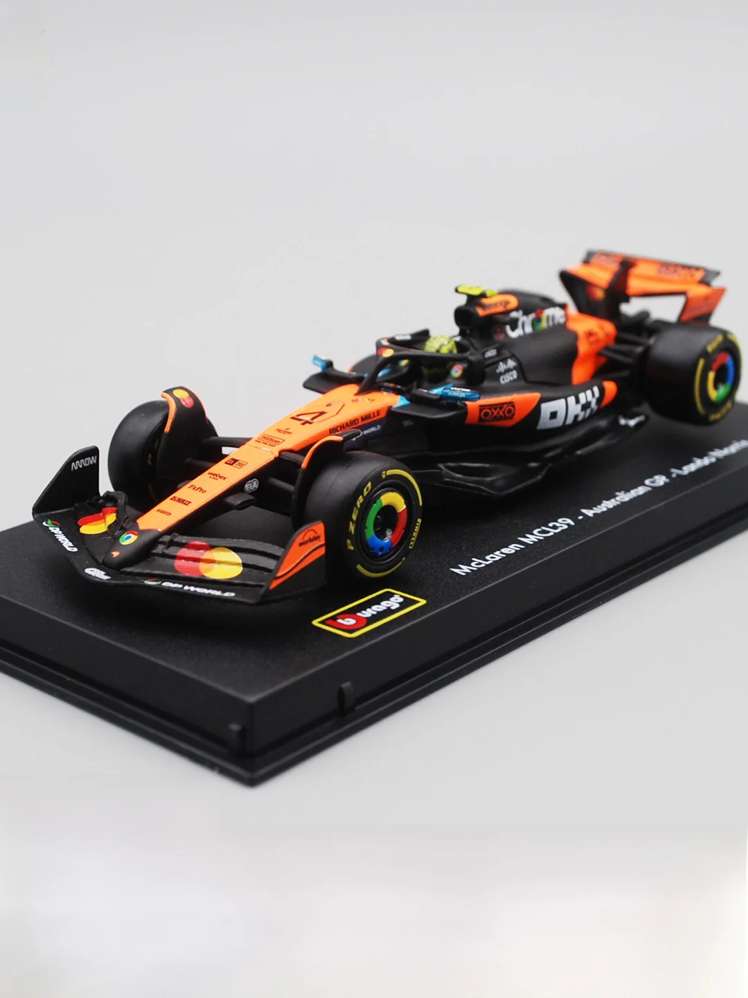 マクラーレン-mcl39-ノリス-4号車モデル-2025シーズン-プレミアムエディション-シミュレーション-f-レーシングカーモデル-合金素材-コレクタブルトイ
