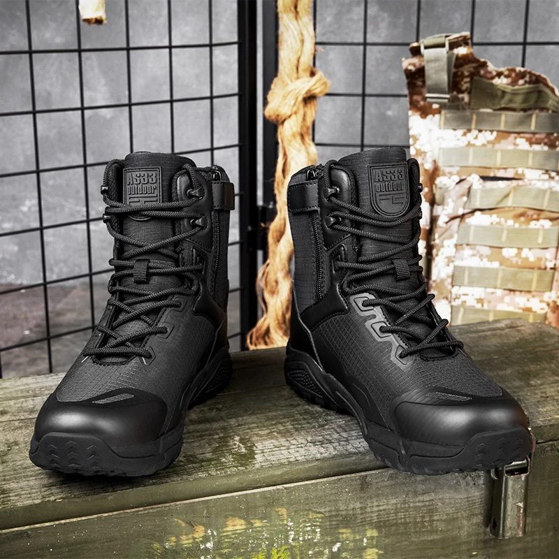 Men's Outdoor Hiking Boots: Comfortable and Versatile Military Boots, Book-Style Combat Boots, Combat Boots, Desert Boots