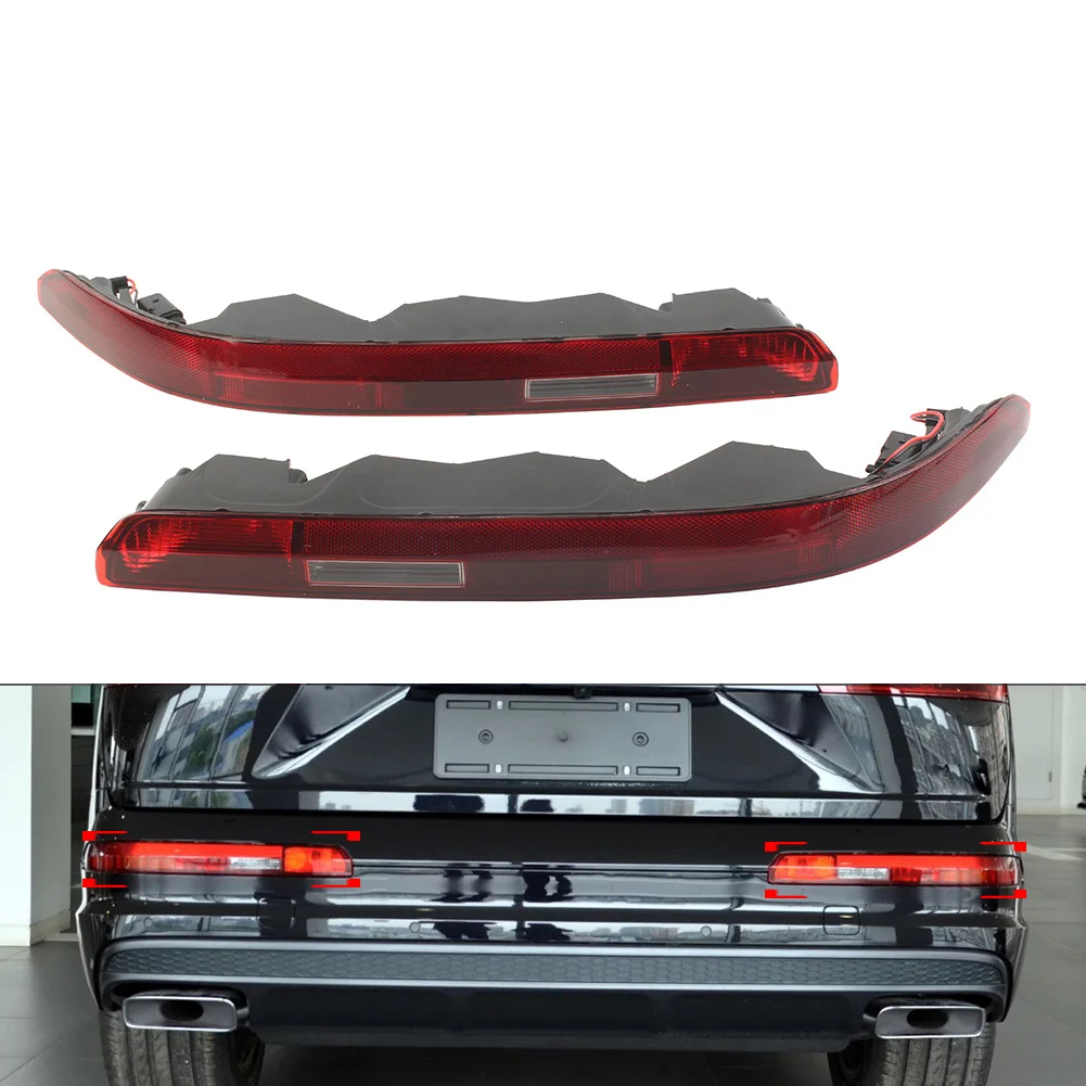 

Car Rear Bumper Lower Taillight With 5 Bulbs For Audi Q7 US Version 2016 2017 2018 2019 2020 2021 2022 2023