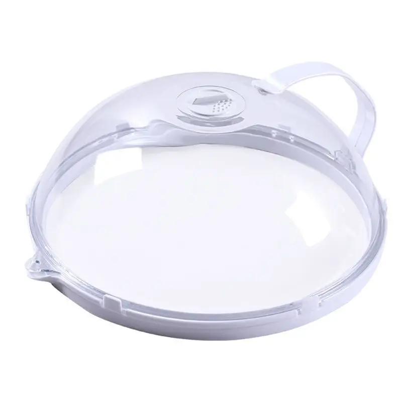 Microwave food splash proof cover, household oven heating cover, plate transparent cover, handle, cooking utensils accessories