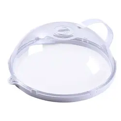 Microwave food splash proof cover, household oven heating cover, plate transparent cover, handle, cooking utensils accessories