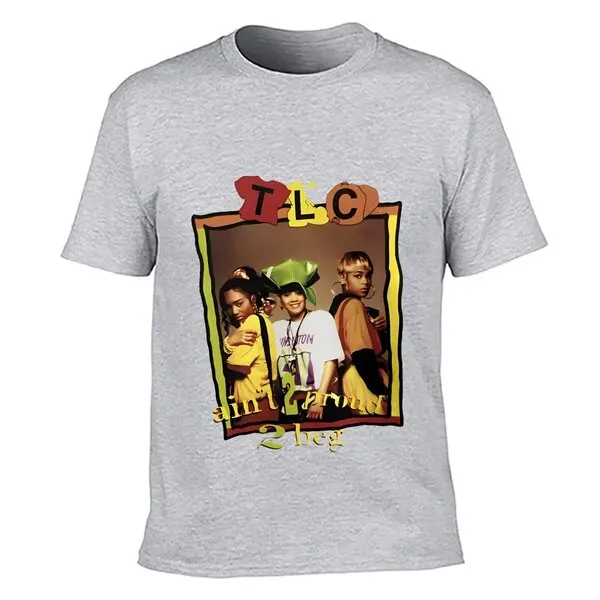 Camiseta de Tlc Aint 2 Proud 2 Beg para hombre, camisa con estampado de Usasz, Topharajukkuu, 1992