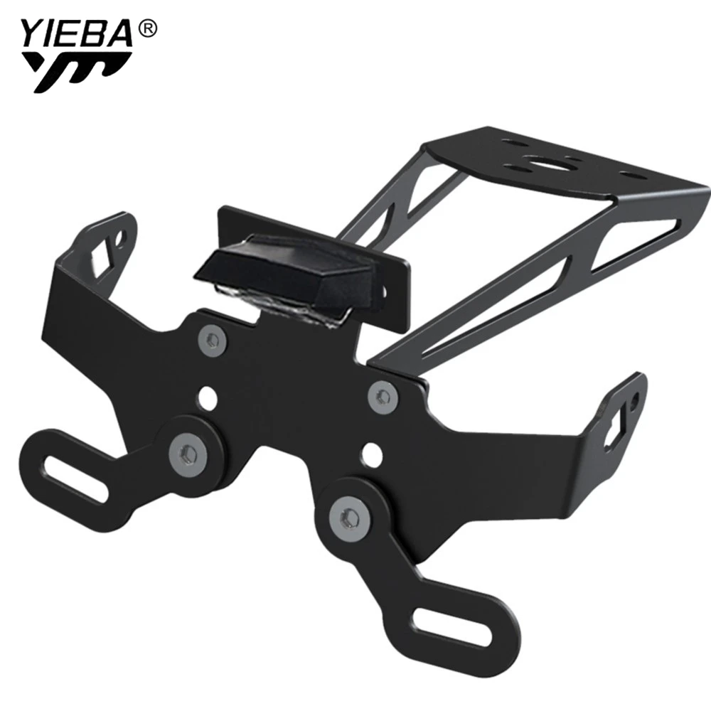 

FOR YAMAHA MT-125 YZFR125 ABS 2014-2015-2016-2017-2018 License Number Plate Frame Holder Bracket With LED Lights MT125 YZF-R125