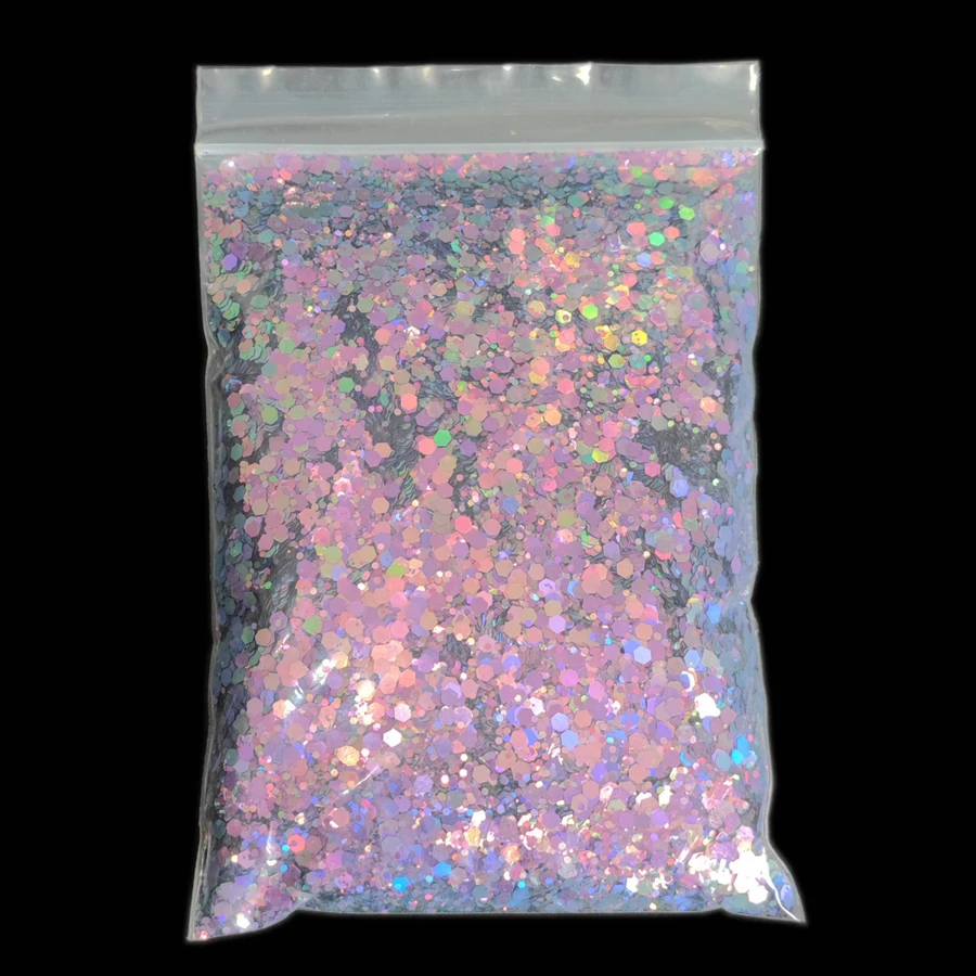 20 g/saco mix camaleão hexágono prego glitter lantejoulas chunky holográfico camaleão glitter brilhante manicure unhas flocos decoração