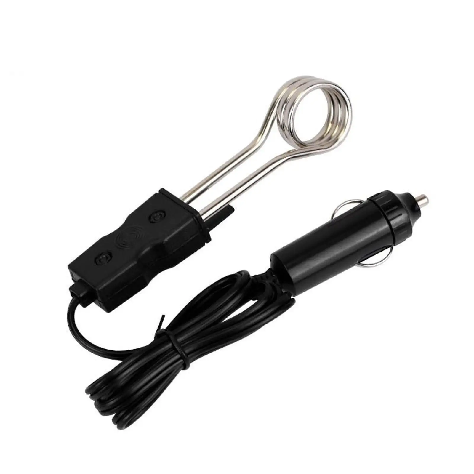 24V Car Immersion Heater Portable Auto Electric Water Boiler for Coffee Tea Travel Camping Picnic