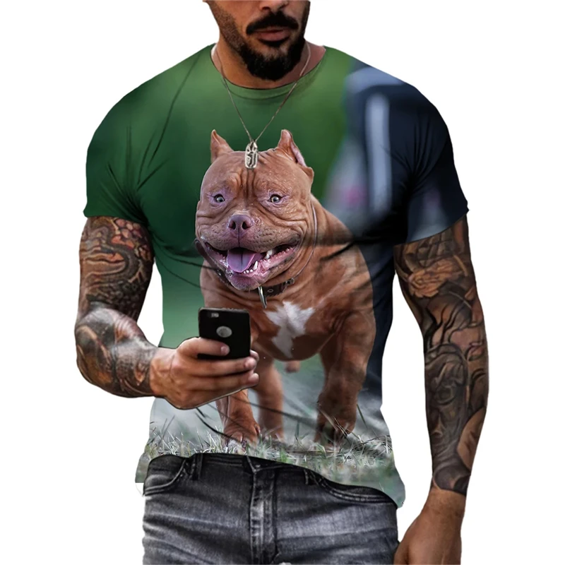 

Funny French Bulldog Graphic T Shirt Men 3D Dog Doggy Printed T-Shirt Fashion T Shirts Streetwear Casual Oversized Tees Tops Tee