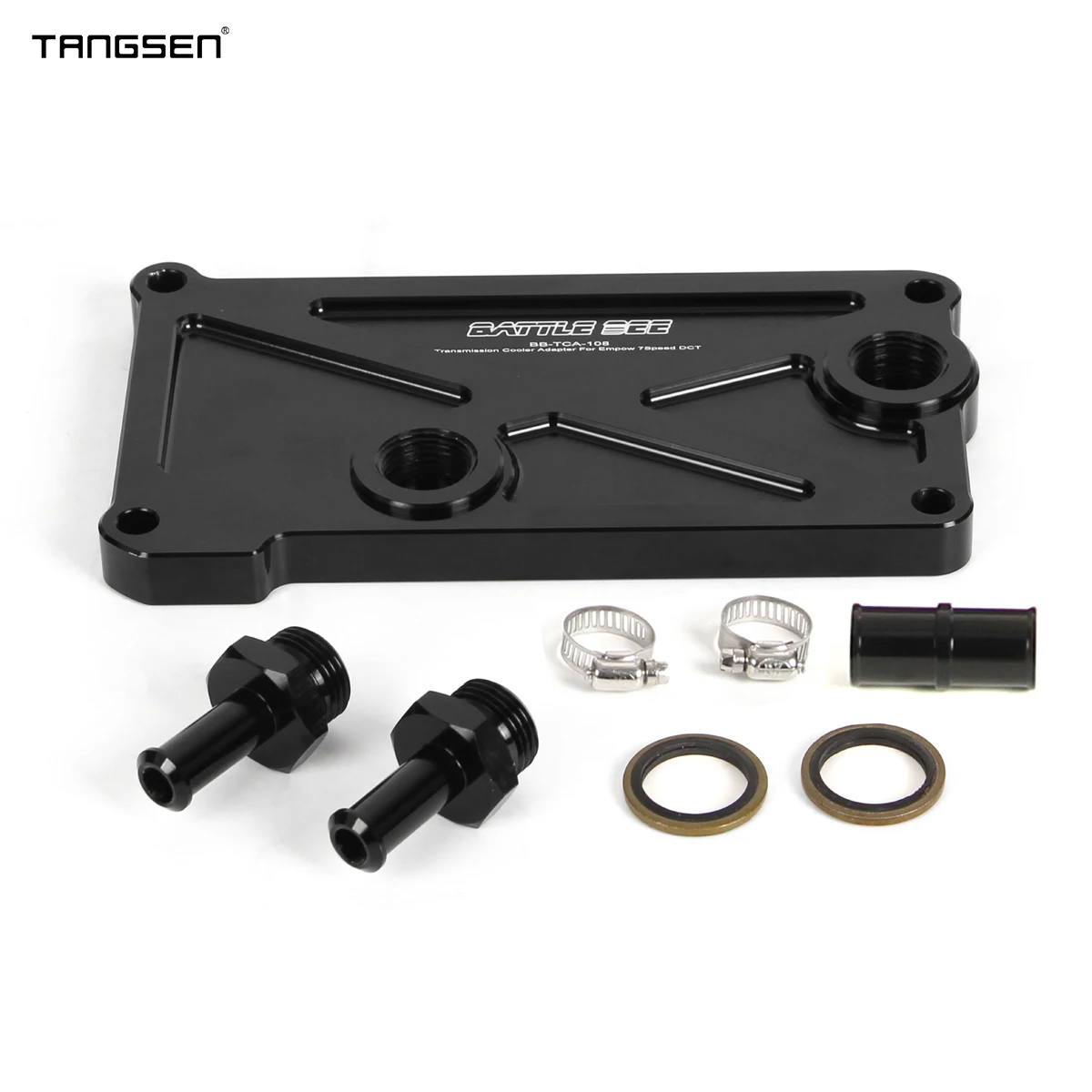 transmission cooler adapter base plate sandwich suitable for GPMA EMPOW 1.5T GDI 7Speed DCT gear box